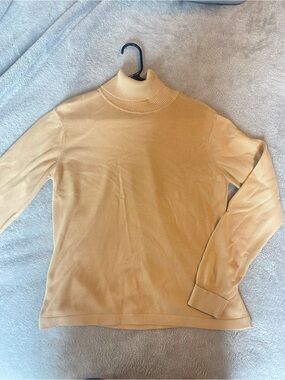 Talbots Golden Beige Turtleneck Sweater